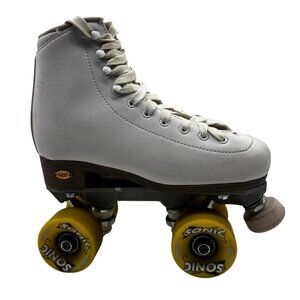 Sure-Grip International Roller Skates Women Size 5 White Sonic Wheels EUC